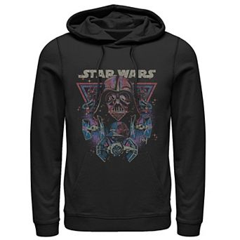 Men's Star Wars Darth Vader Dark Portrait Triangle Hoodie