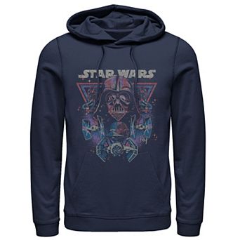 Men's Star Wars Darth Vader Dark Portrait Triangle Hoodie