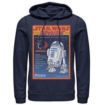 Men's Star Wars Droids R2-D2 Advertisement Poster Hoodie