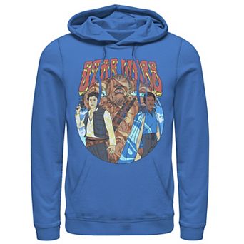 Men's Star Wars Han Solo & Crew Psychedelic Circle Hoodie