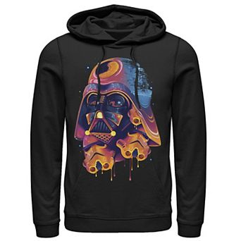 Men's Star Wars Colorful Melted Vader Collage Hoodie