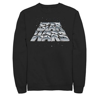 Men's Star Wars Slanting Chrome Logo Sweatshirt