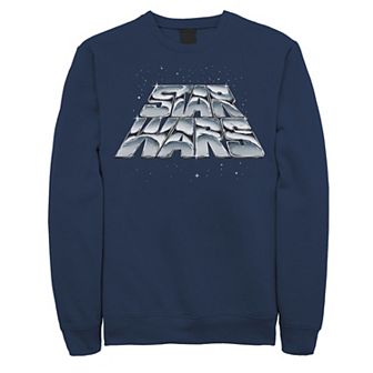 Men's Star Wars Slanting Chrome Logo Sweatshirt