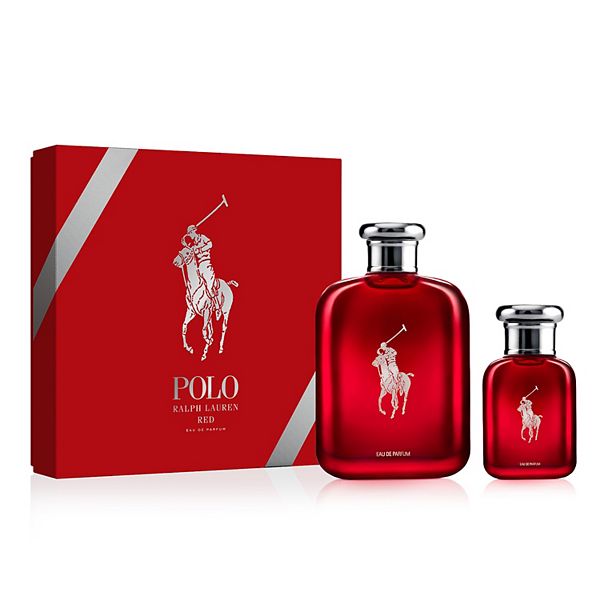 Polo red cheap cologne set