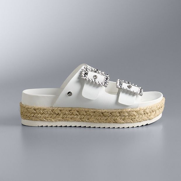 Simply Vera Vera Wang Riccoli Women s Platform Slide Sandals
