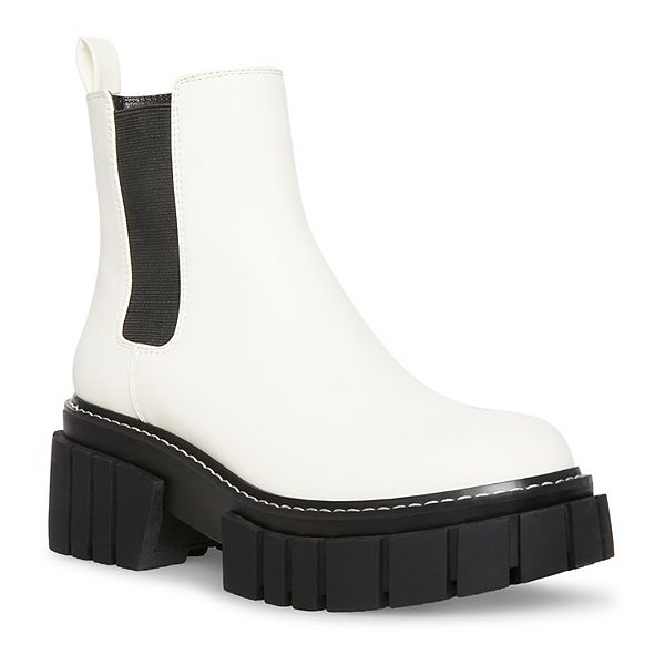 madden girl kamora platform chelsea boot brown