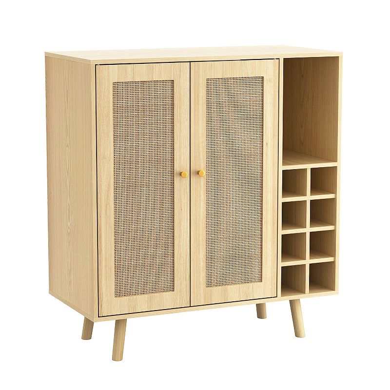 Loft & Luv Coda Bar Cabinet Natural - Atlantic