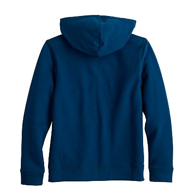 Kids 7 20 Tek Gear Ultrasoft Fleece Full Zip Hoodie in Regular Husky