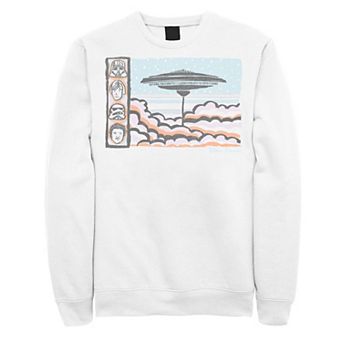 Men's Star Wars Millennium Falcon Water Color Sketch Poster Sweatshirt