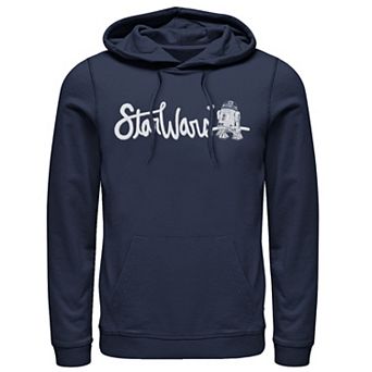 Men's Star Wars R2-D2 Cursive Text Hoodie