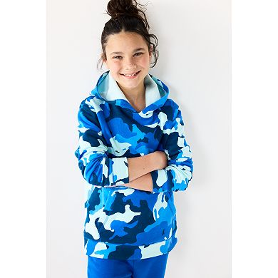 Kids 7-20 Tek Gear® Ultrasoft Fleece Printed Hoodie in Regular & Husky