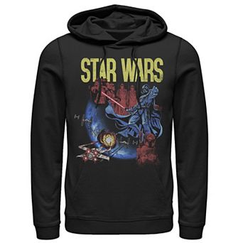 Men's Star Wars Darth Vader Bad Guys Collage Hoodie