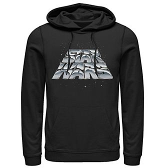Men's Star Wars Slanting Chrome Logo Hoodie