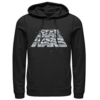 Men's Star Wars Slanting Chrome Logo Hoodie