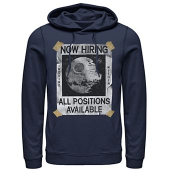 Men's Star Wars Now Hiring On The Death Star Hoodie