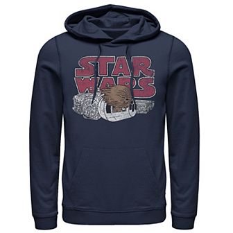 Men's Star Wars Chewbacca Millennium Falcon Doodle Hoodie
