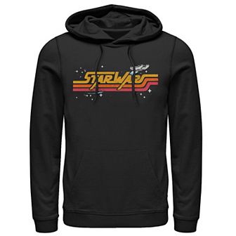 Men's Star Wars Millennium Falcon Retro Title Logo Hoodie