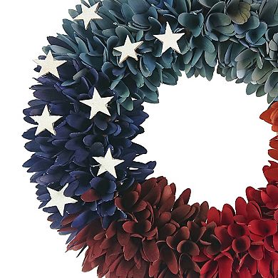Celebrate Together™ Americana Wood Curl Wreath