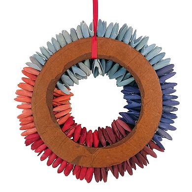 Celebrate Together™ Americana Wood Curl Wreath