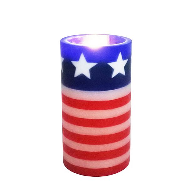 Celebrate Together™ Americana Tall LED Flameless Pillar Candle