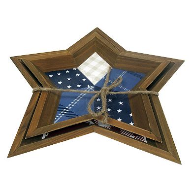 Celebrate Together™ Americana Star Nesting Tray 2-Piece Set