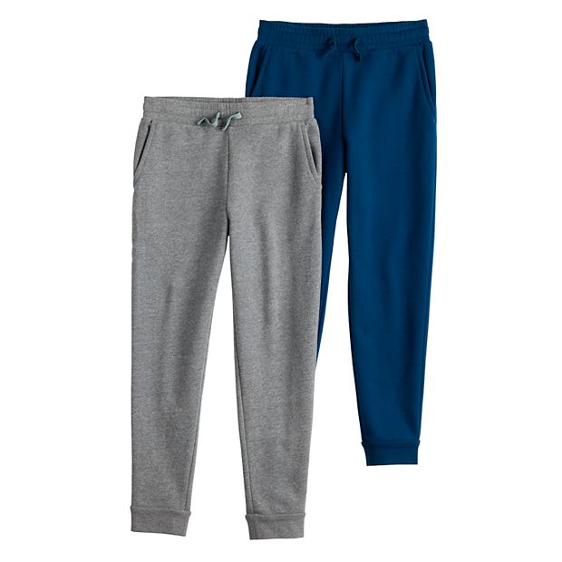 Men's Tek Gear Ultra Soft Fleece Jogger Pants - Medium Blue