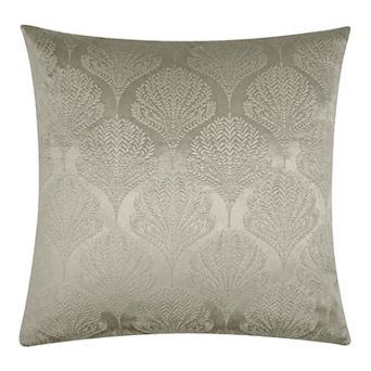Edie@Home Embossed Velvet Fan Throw Pillow