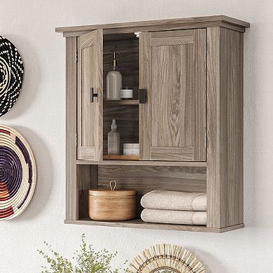 RiverRidge Home Hayward Two Door Wall Cabinet