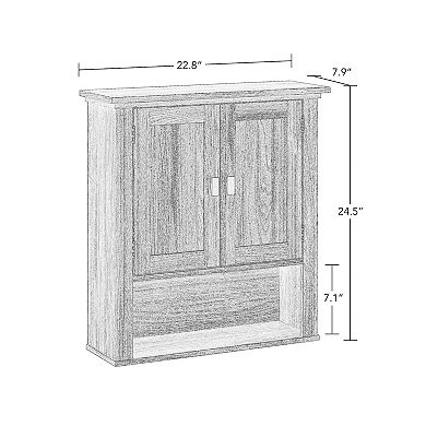 RiverRidge Home Hayward Two Door Wall Cabinet