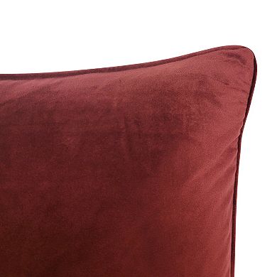 Edie@Home Watercolor Ducks Print with Ribbon Embroidery Throw Pillow