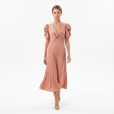Women's Taylor Knot Front Maxi Dress