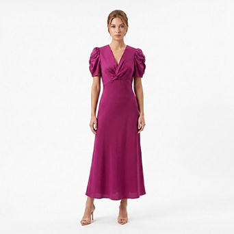 Women's Taylor Knot Front Maxi Dress