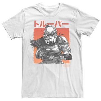 Men's Star Wars Visions Grunge Stormtrooper Graphic Tee