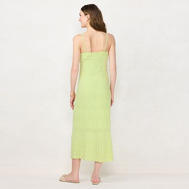 Women's LC Lauren Conrad Ruffle Pointelle Maxi Dress
