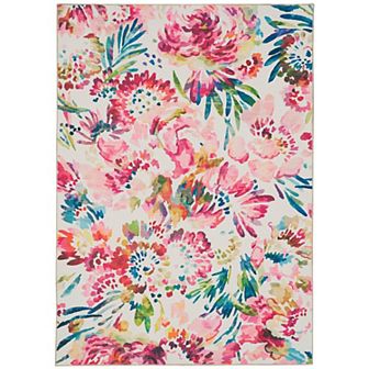 Linon Machine Washable Julian Area Rug