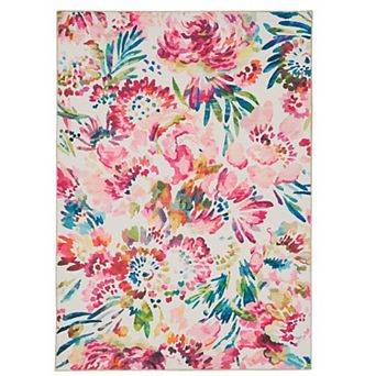 Linon Machine Washable Julian Area Rug