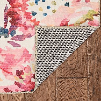 Linon Machine Washable Julian Area Rug
