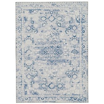 Linon Machine Washable Harris Area Rug