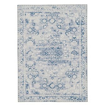 Linon Machine Washable Harris Area Rug