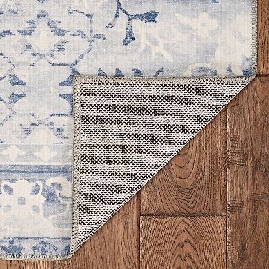 Linon Washable Harris Area Rug