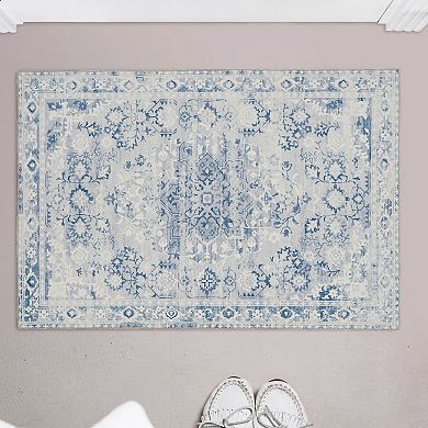 Linon Machine Washable Harris Area Rug