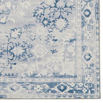 Linon Machine Washable Harris Area Rug