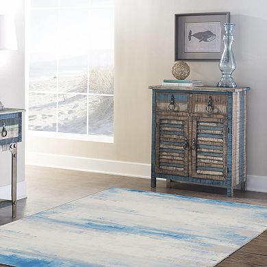 Linon Machine Washable Tiana Area Rug Tiana