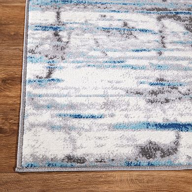 World Rug Gallery Modern Abstract Lines Area Rug