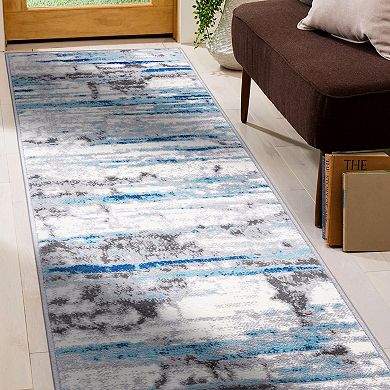 World Rug Gallery Modern Abstract Lines Area Rug