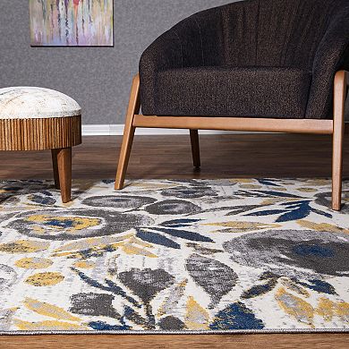 World Rug Gallery Sleek Bohemian Floral Area Rug