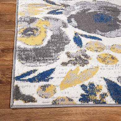 World Rug Gallery Sleek Bohemian Floral Area Rug