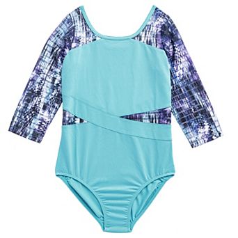 Girls 4-16 Rainbeau Moves 3/4-Sleeve Leotard