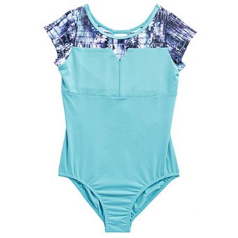 Girls 4-16 Rainbeau Moves Short Sleeve Leotard