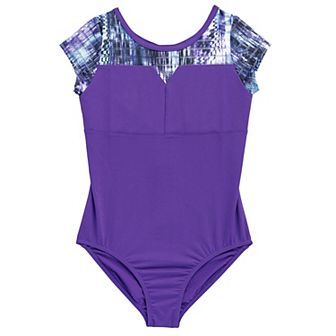 Girls 4-16 Rainbeau Moves Short Sleeve Leotard